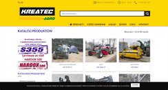 Desktop Screenshot of kreatec.pl
