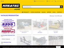 Tablet Screenshot of kreatec.pl